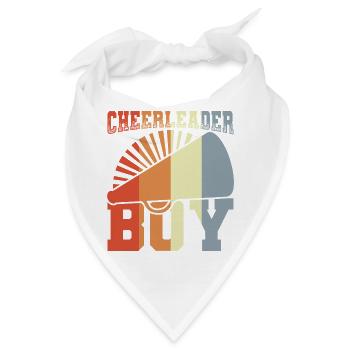 Männlicher Cheerleader - Bandana - Weiß - Vorne