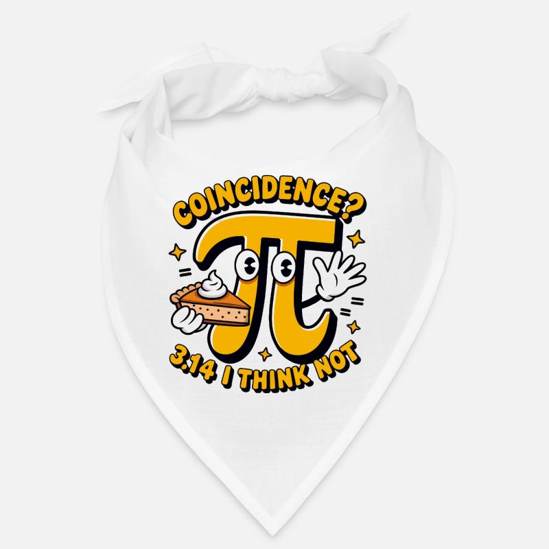 Pi Day Coincidence 3.14 Mathe Kuchen Design Bandana