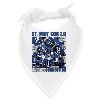 Stammtisch 2.0 - Bandana - Weiß - Vorne