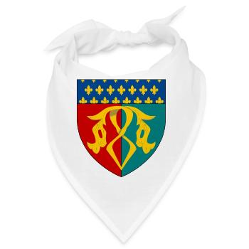 Wappen des Multien - Bandana - Weiß - Vorne