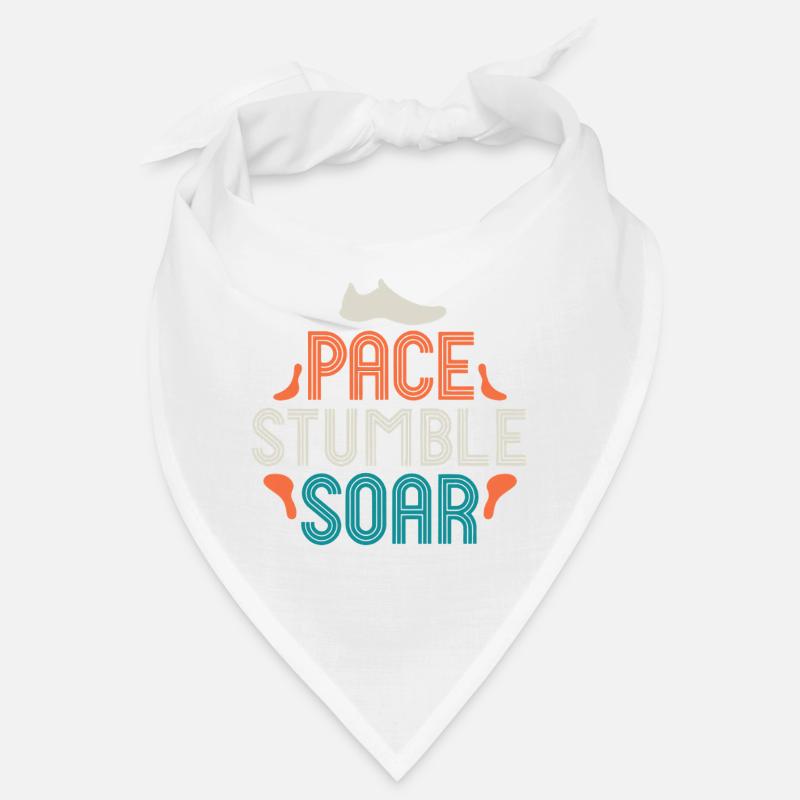 Pace Stumble Soar — Colorful Motivation Bandana