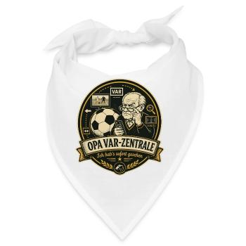 Opa VAR-Zentrale - Bandana - Weiß - Vorne