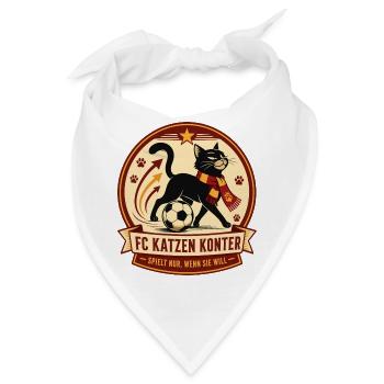 FC Katzen Konter - Bandana - Weiß - Vorne