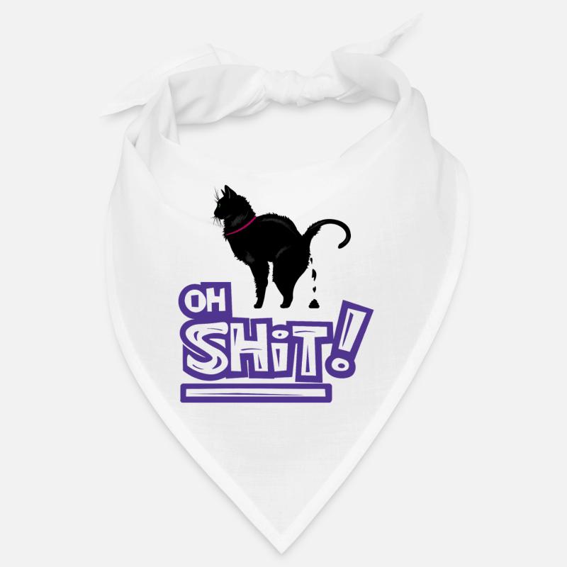 Kat Oh Shit Graffiti Ausruf Bandana