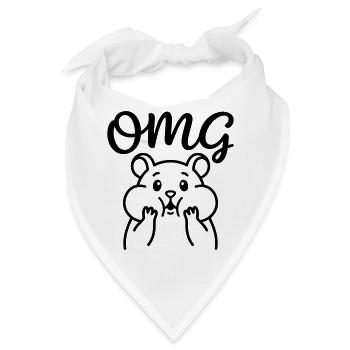 Oh mein Gott. - Bandana - Weiß - Vorne