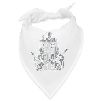Classic Rock 'n' Roll antike Philosophenband T-S - Bandana - Weiß - Vorne