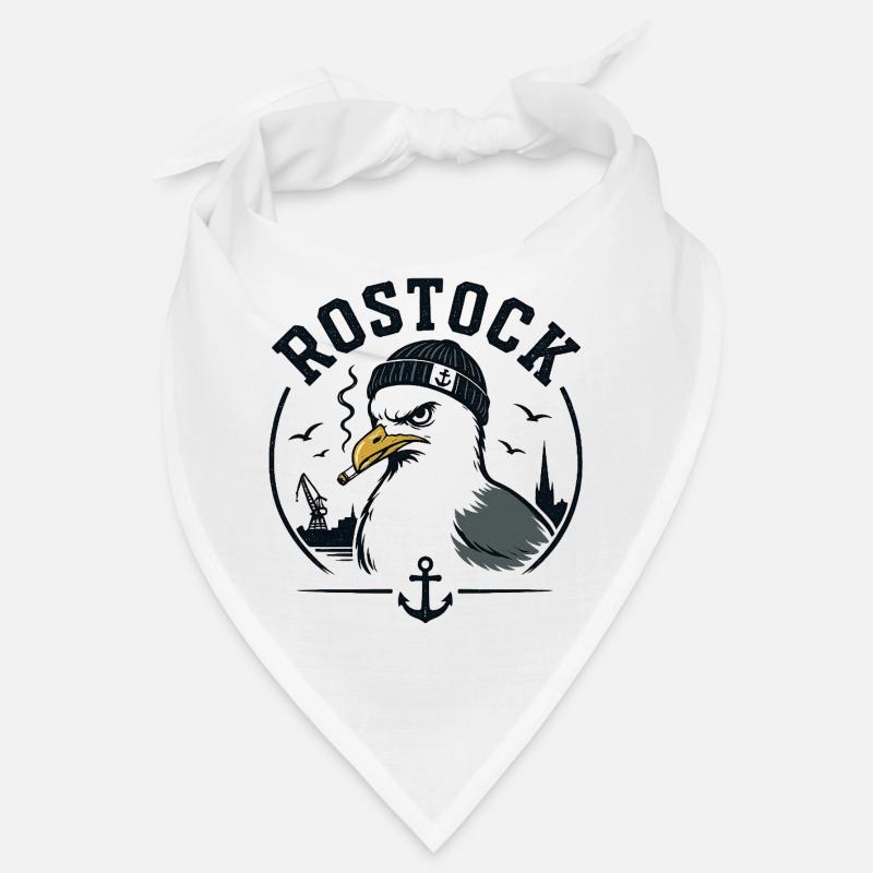 Rostock Möwe mit Pfeife Bandana