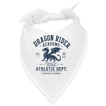 Sportabteilung der Vintage Dragon Rider Academy - Bandana - Weiß - Vorne
