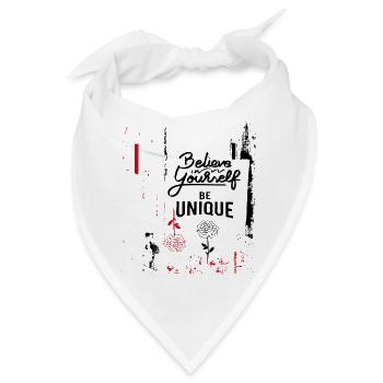 Believe in Yourself - Bandana - Weiß - Vorne