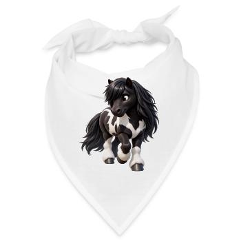 Niedliches isländisches Pferd - Bandana - Weiß - Vorne