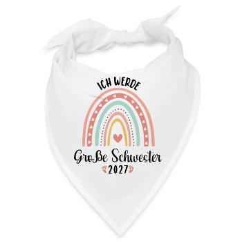 Ich Werde Große Schwester 2027 Große Schwester - Bandana - Weiß - Vorne