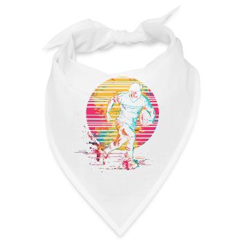 Rugby Retrowave - Bandana - Weiß - Vorne
