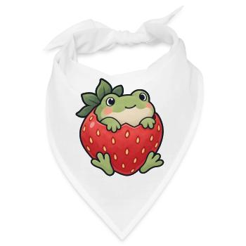 ErdbeerFrosch Charm - Bandana - Weiß - Vorne