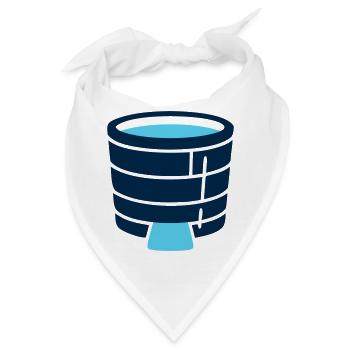 Eisbad Tonne Icon - Bandana - Weiß - Vorne