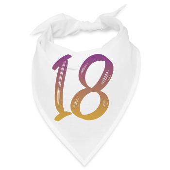 18 - Bandana - Weiß - Vorne