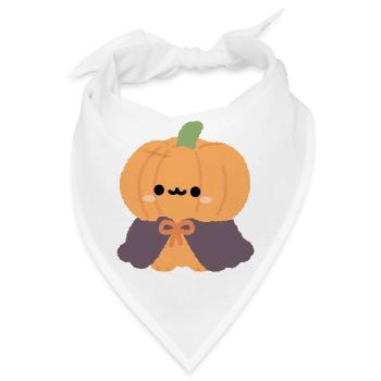 Chibi Kürbis-Cape-Plüsch - Bandana - Weiß - Vorne