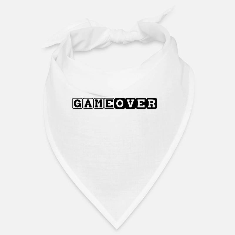 Game Over Zocken Spielen Spiel Geschenk Bandana