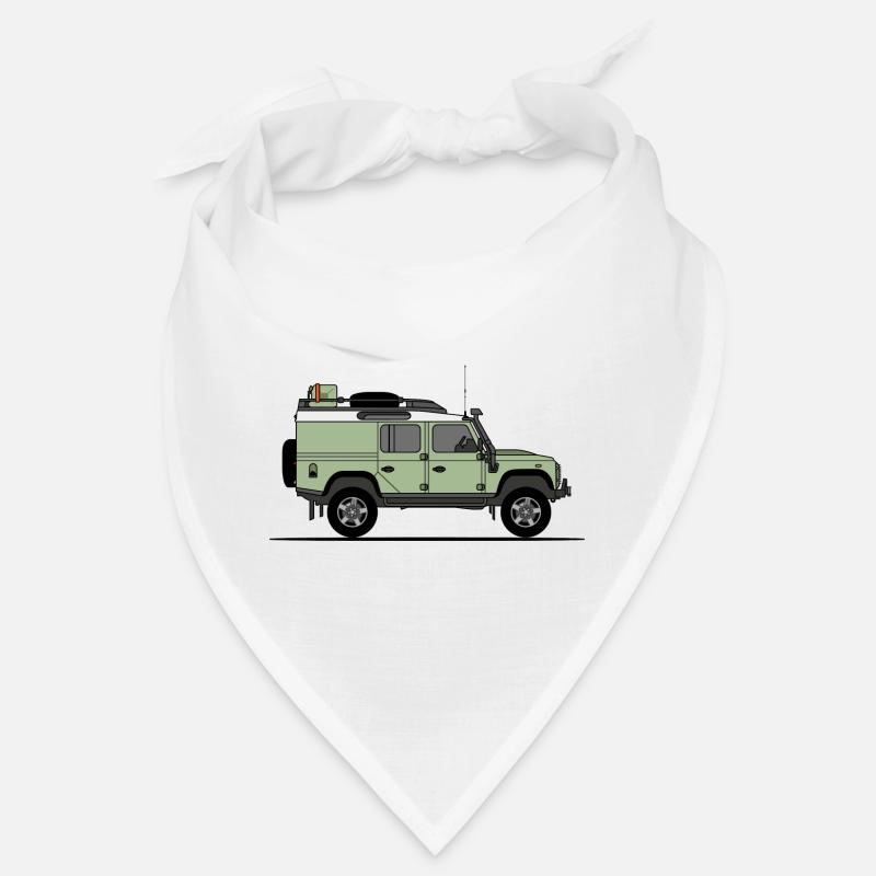 Defender 110 Offroad - Bandana - Weiß