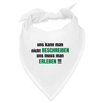 Freundschaft - Bandana - Weiß - Vorne