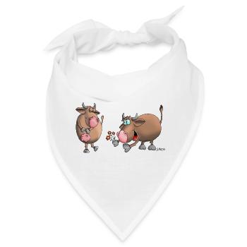 Glückwunsch - Bandana - Weiß - Vorne