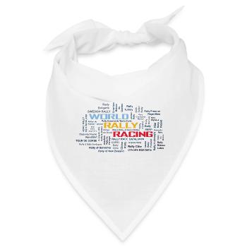 World Rally Racing - Bandana - Weiß - Vorne