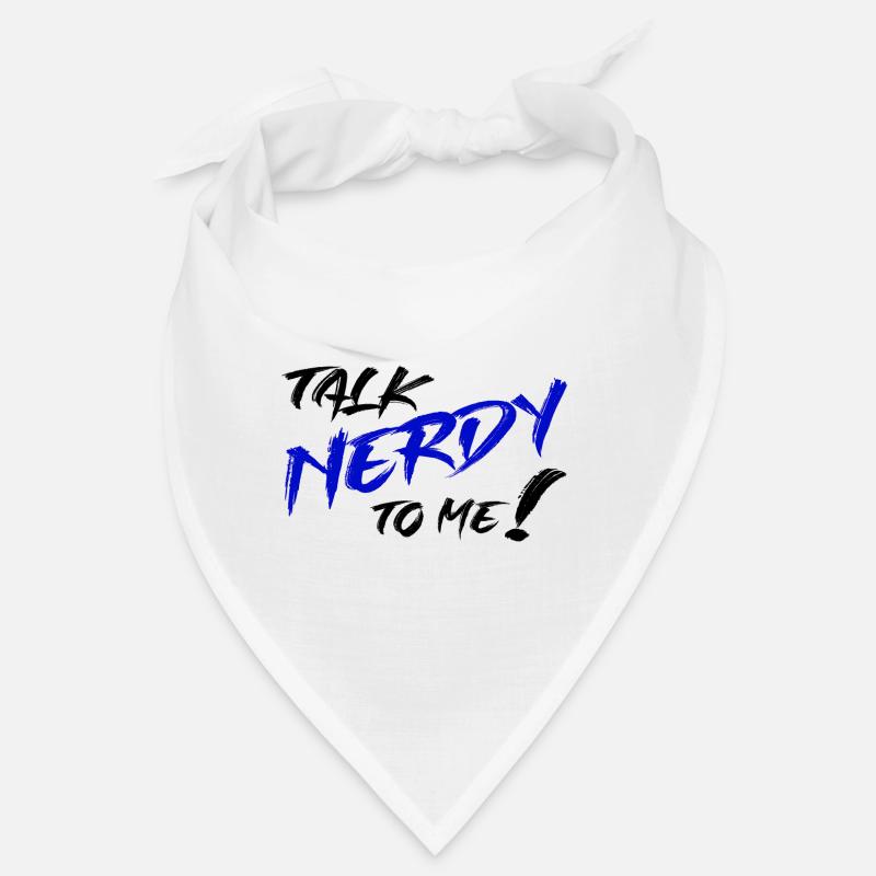 Nerd Graffiti Blau Bandana