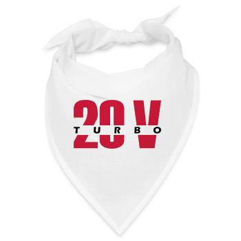 20V Turbo - Bandana - Weiß - Vorne