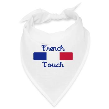 French Touch / Frankreich - Bandana - Weiß - Vorne