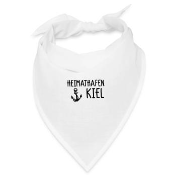 Heimathafen Kiel - Bandana - Weiß - Vorne