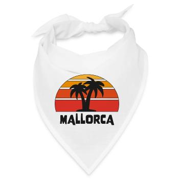 Mallorca | Urlaub | Fun | Party | Sommer Sprüche - Bandana - Weiß - Vorne