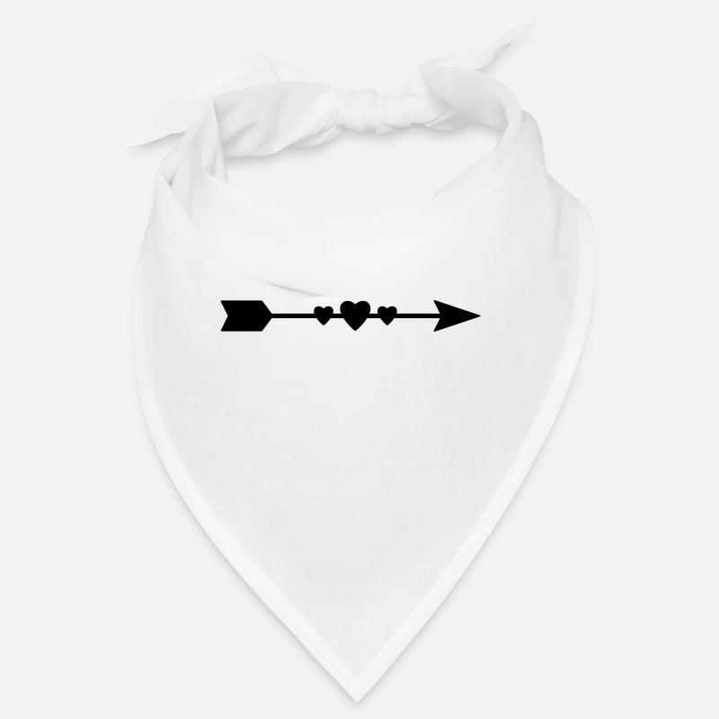 Arrow with hearts Bandana