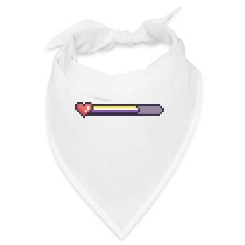 Non binary ladebalken - Bandana - Weiß - Vorne