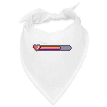 Lesbian ladebalken - Bandana - Weiß - Vorne
