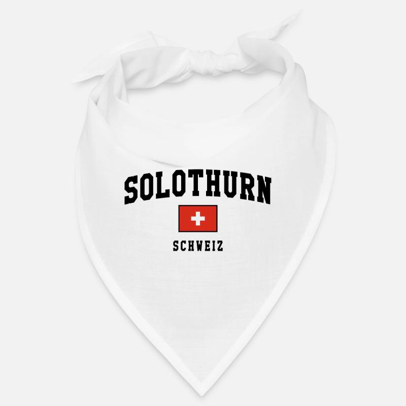 Conception du drapeau de Soleure en Suisse Bandana