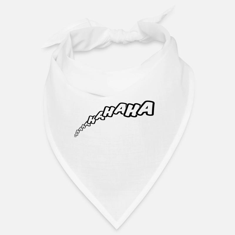 HAHA - Bandana - Weiß