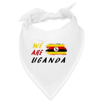 Wir sind Uganda - Bandana - Weiß - Vorne