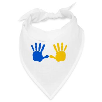 Ukraine - Bandana - Weiß - Vorne