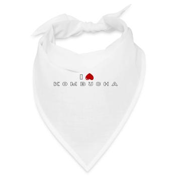 Ich hasse Kombucha - Bandana - Weiß - Vorne