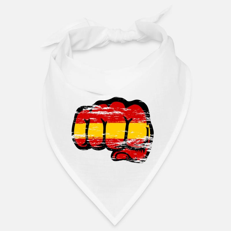 Spanien Flagge Hand Faust used Bandana