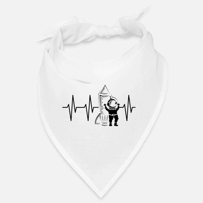 Rocketman, Heartbeat, Rocket, Space, Space, Astronaut, Pulse Bandana