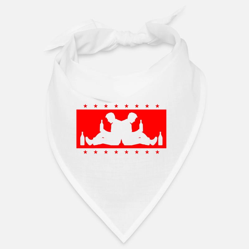 Drinking Booze Silhouette Drunk Bandana