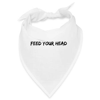 FEED YOUR HEAD - Bandana - Weiß - Vorne