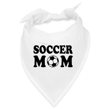 Soccer mom - Bandana - Weiß - Vorne