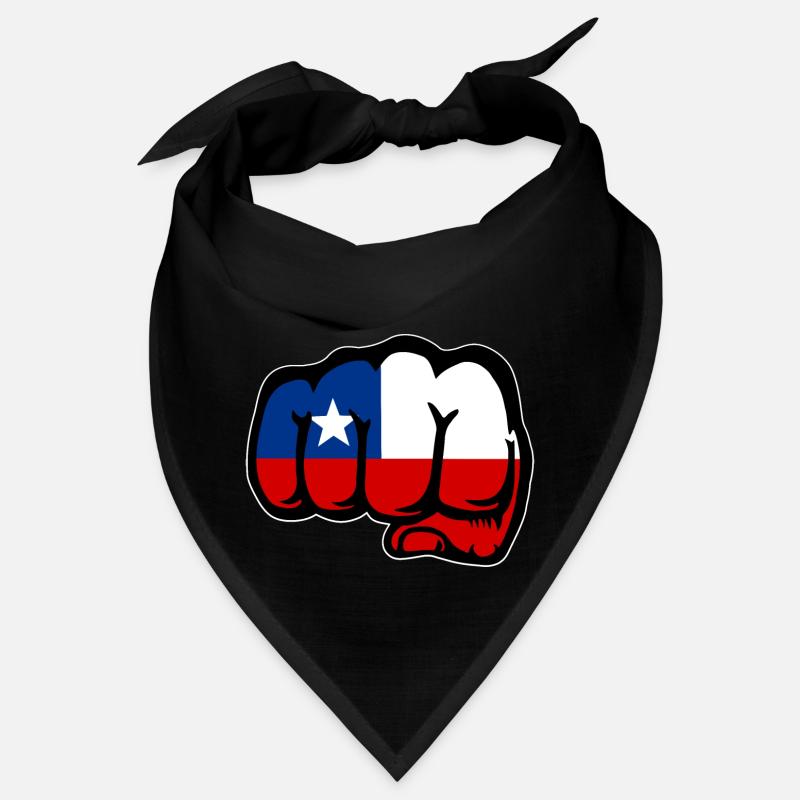 Poing du drapeau du Chili Bandana