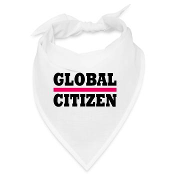 global citizen - Bandana - Weiß - Vorne