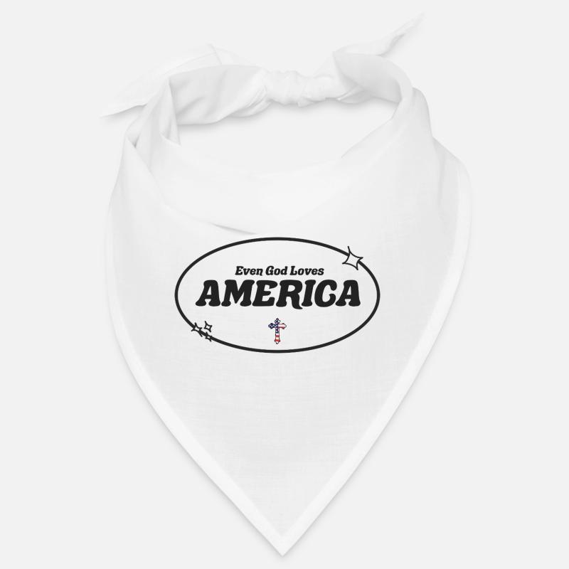 Sogar Gott betet Amerika an Bandana