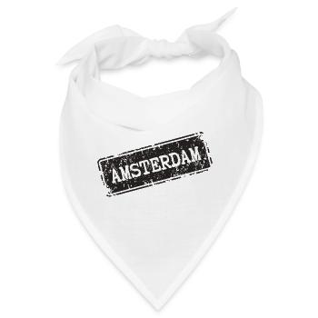 Amsterdam - Bandana - Weiß - Vorne