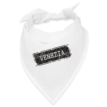 Venezia Städteweltkarte Design - Bandana - Weiß - Vorne