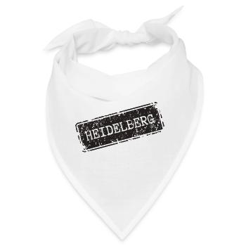 Heidelberg Stadtlogo Design - Bandana - Weiß - Vorne