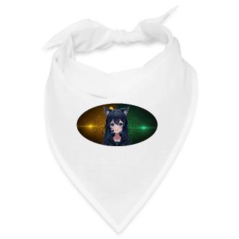 Team Blacky Panther - Bandana - Weiß - Vorne